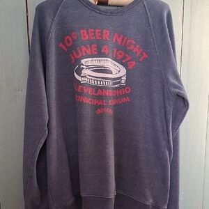 Gray Sweatshirt with Red Graphic Print Cleveland OH